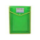 Sobre plástico vertical con botón colores surtidos