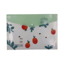 Sobre plástico transparente decorado