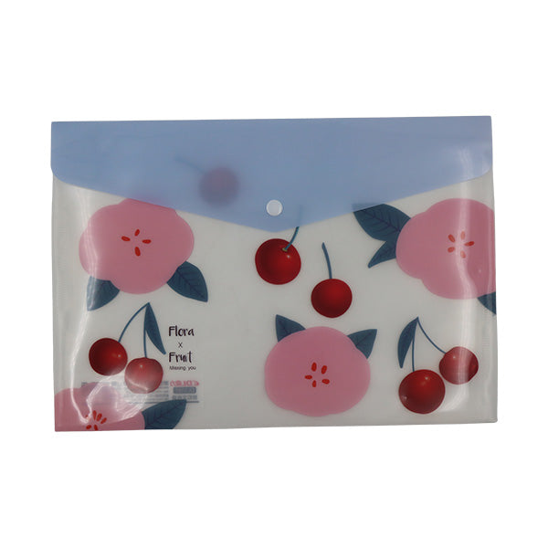 Sobre plástico transparente decorado