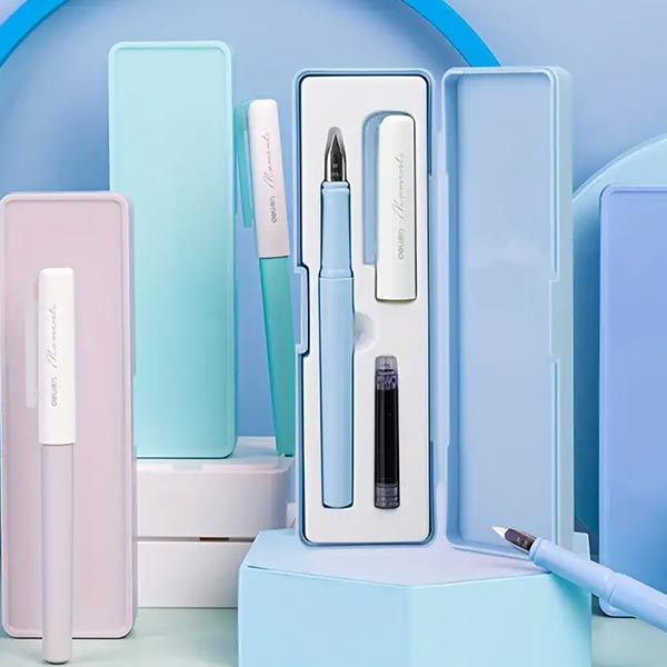 Pluma fuente 0.3mm colores surtidos Deli