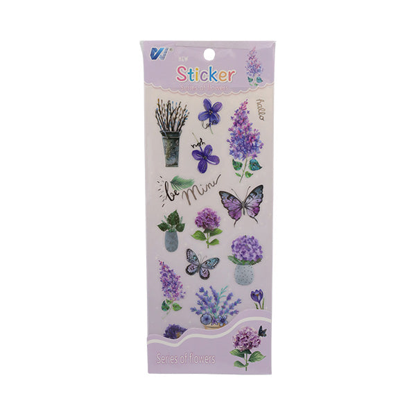 Sticker flowers surtidos