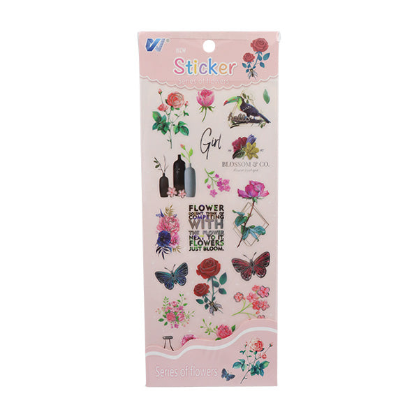 Sticker flowers surtidos