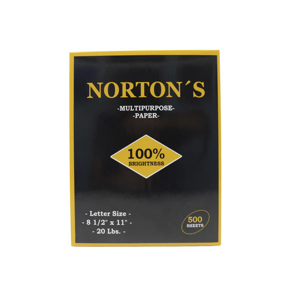 Resma carta 75 gramos 500 hojas Norton's