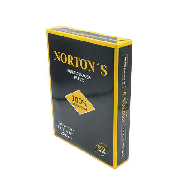 Resma carta 75 gramos 500 hojas Norton's