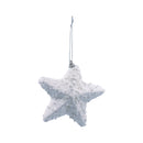 Ornamento estrella blanca 12cm HA17049WS