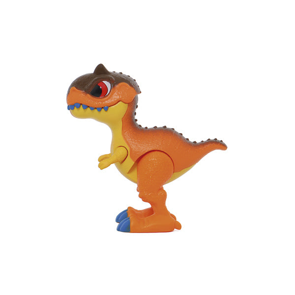 Figura dino raptor y megalosaurio