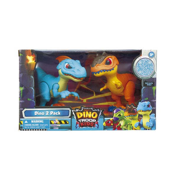 Figura dino raptor y megalosaurio