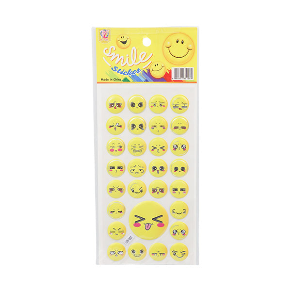 Sticker smile surtids