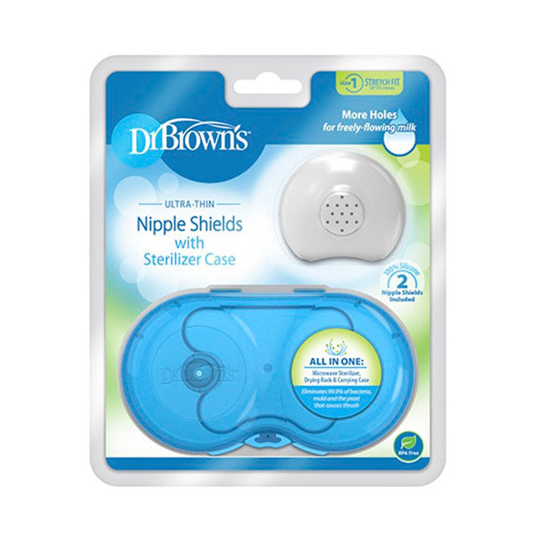 Protector pezón de silicon con estuche Dr Browns