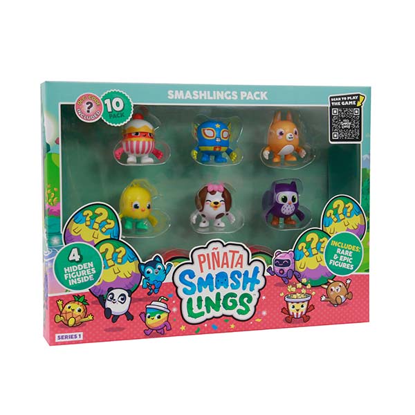 Set figuras de 3cm x10 serie1 surt Smashlings