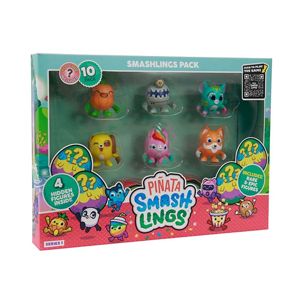 Set figuras de 3cm x10 serie1 surt Smashlings