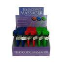 Masajeador telescopio colores surtidos.