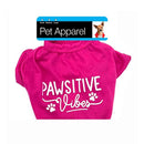 Camisetas para mascotas con diseños Pawsitive Vibes.