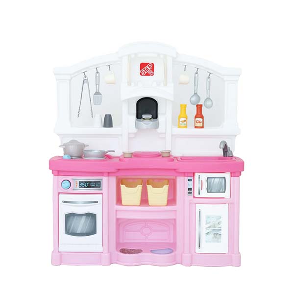 Cocina fun & friends rosa con 15 piezas Step2