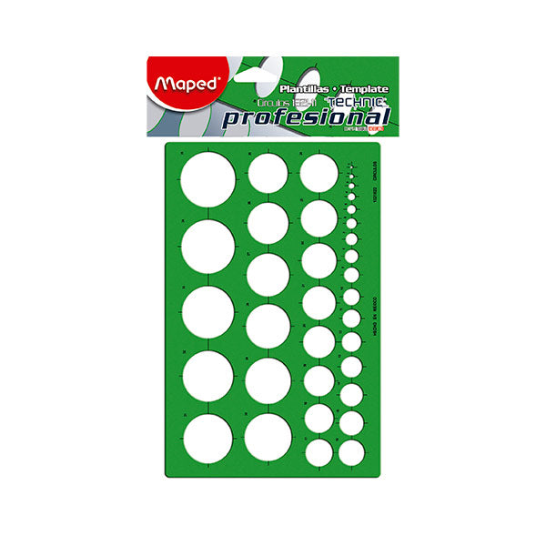 Plantilla Combinada círculos Maped.