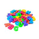 Set de baño de 36 piezas letras y números Munchkin