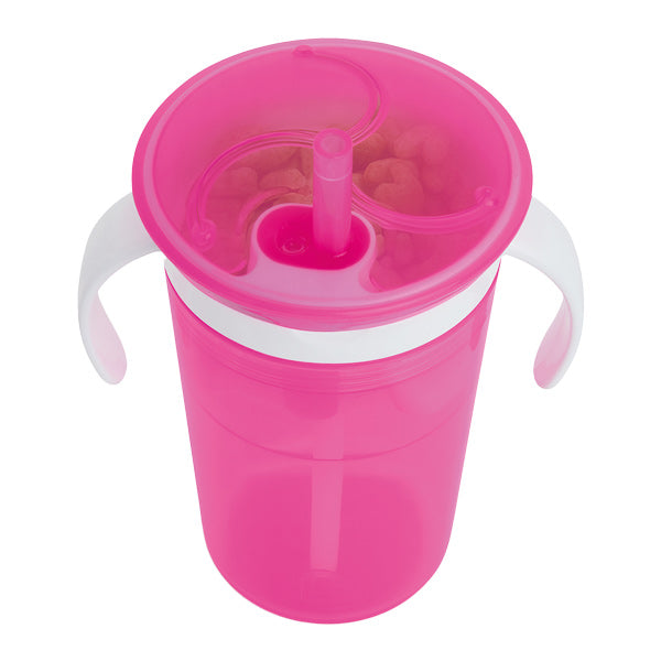 Taza no derrames 2 en 1 SnackCatch & Sip surtido
