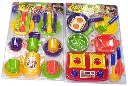 Set de cocina plástico de juguete 26 piezas