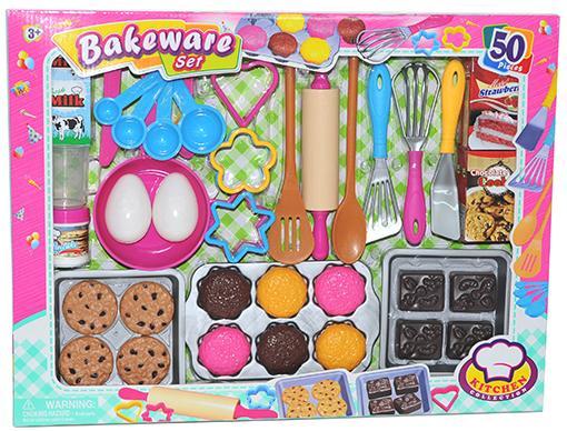 Set de cocina plástico de juguete 50 piezas