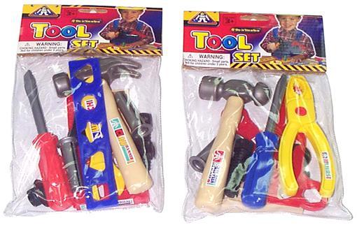 Set de herramientas plásticas 12 piezas