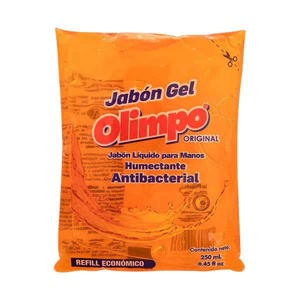 Jabón gel para manos Olimpo Antibacterial 250ml