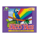 Block de cartulina arco iris carta 24 hojas