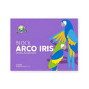 Block de cartulina arco iris carta 24 hojas