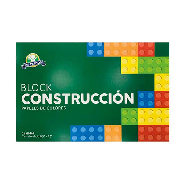 Block construcción oficio 24 hojas. Mis Pasitos.