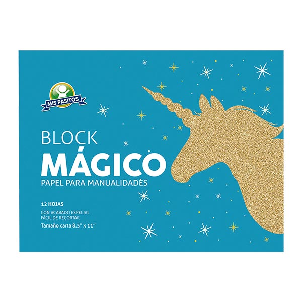 Block de papel mágico carta 12 hojas