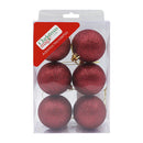 Set 6 piezas de esferas vino 6cm