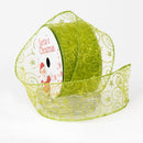 Cinta sher verde con café 9mx6cm 407A00TUND22