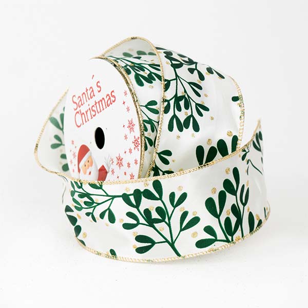 Cinta sher blanco con verde 9mx6cm 407B00KUND22
