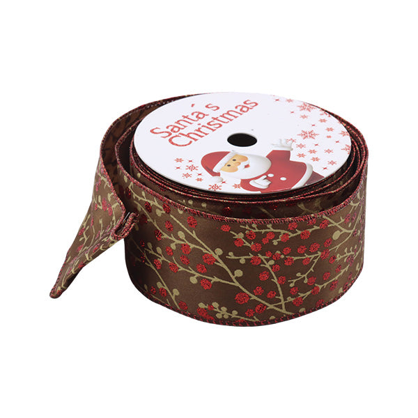 Cinta solid ramas roja 9mx6cm