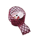 Cinta solid rombos roja 9mx6cm