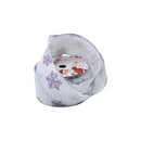 Cinta solid copos de nieve 9mx6cm