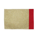 Individual de mesa navideño beige con rojo 48cm
