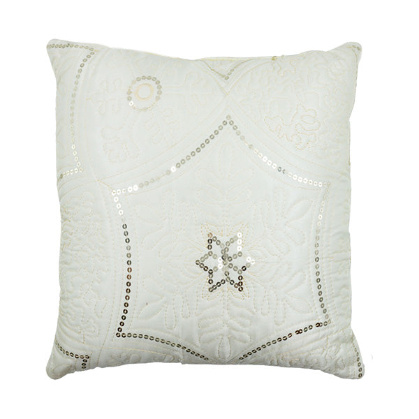 Almohadon navideño beige 40cm