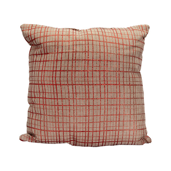 Almohadon navideño con rayas 40cm