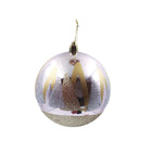 Esfera navideña brillante cobre 10cm