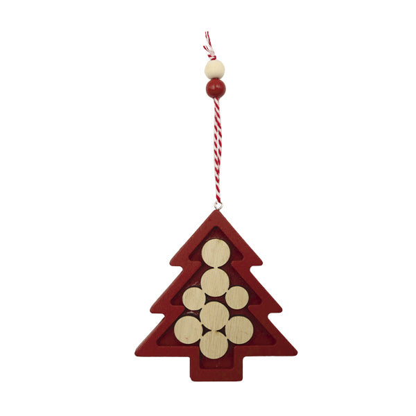 Ornamento navideño árbol 10cm