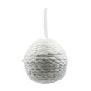 Esfera navideña blanca 20cm