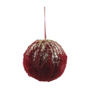 Esfera navideña roja 10cm