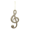 Ornamento navideño nota musical 15cm