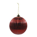 Esfera navideña roja 12cm