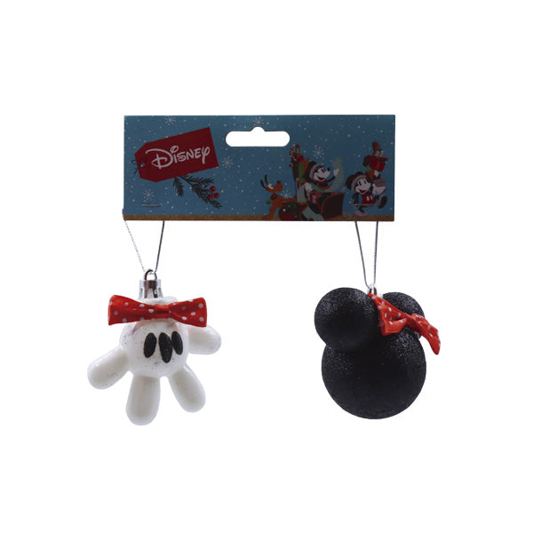 Ornamento navideño Minnie Disney 2 piezas