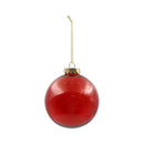 Esfera brillante roja 10cm