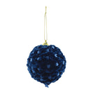 Esfera texturizada azul 8cm