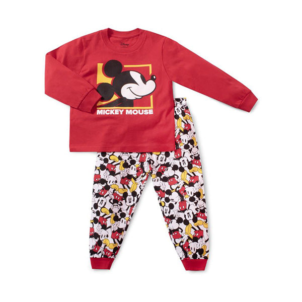 Pijama manga larga Mickey 4T niño - St Jacks