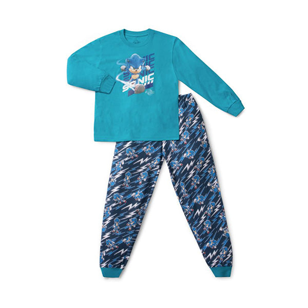 Pijama manga larga Sonic 8 niño - St Jacks