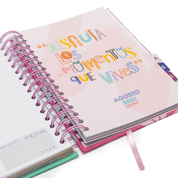 Agenda 2025 tendry diaria multicolor Cavalier